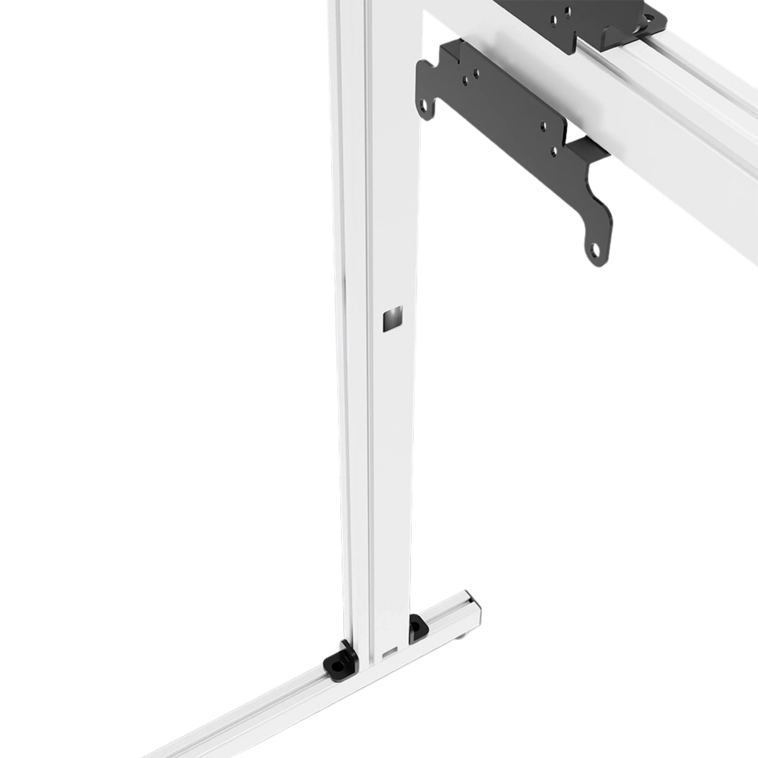  | Rear view of two VESA mounts attached to 40 x 80 mm Apex profiles